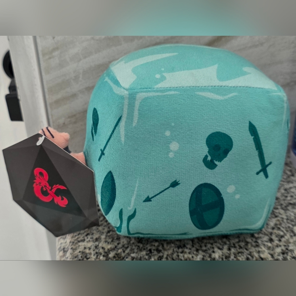 NWT Toy Factory Dungeons & Dragons Gelatinous Cube 5” Limited Edition Claw Plush